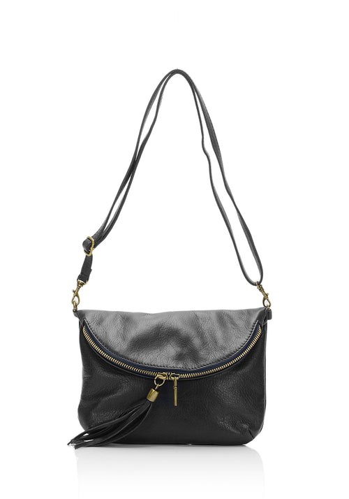 Agata Italian Leather Shoulder Bag