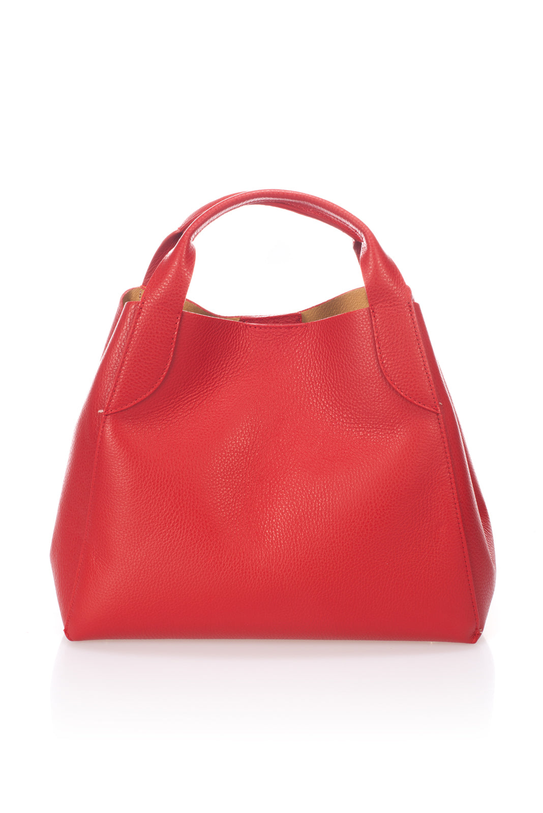 7202 Italian Leather Bag - Red view 1