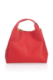 7202 Italian Leather Bag - Red view 3