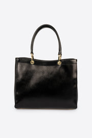 8035 Italian Leather Bag – Black