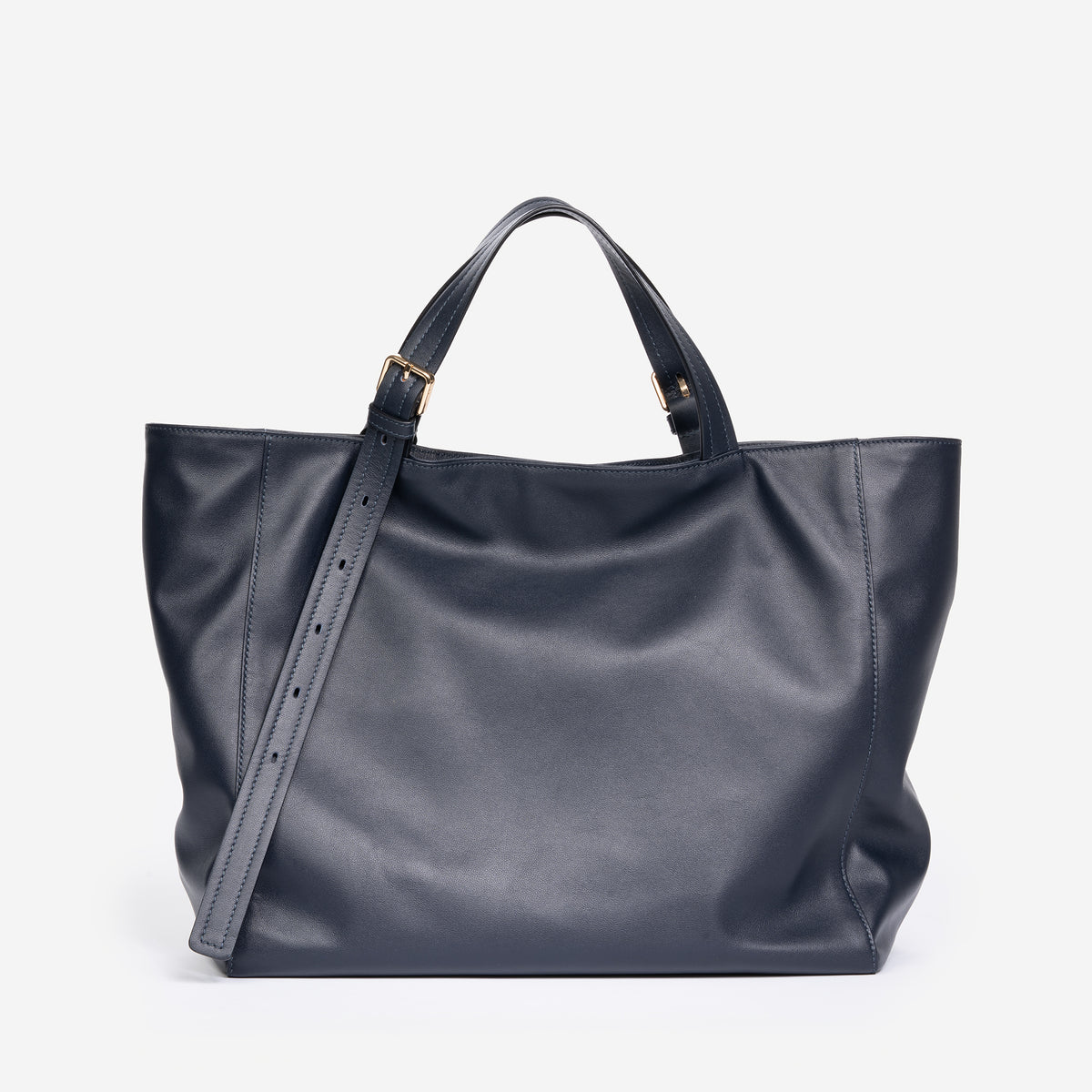 Azzurra S Italian Leather Bucket Bag