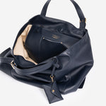 Azzurra S Italian Leather Bucket Bag