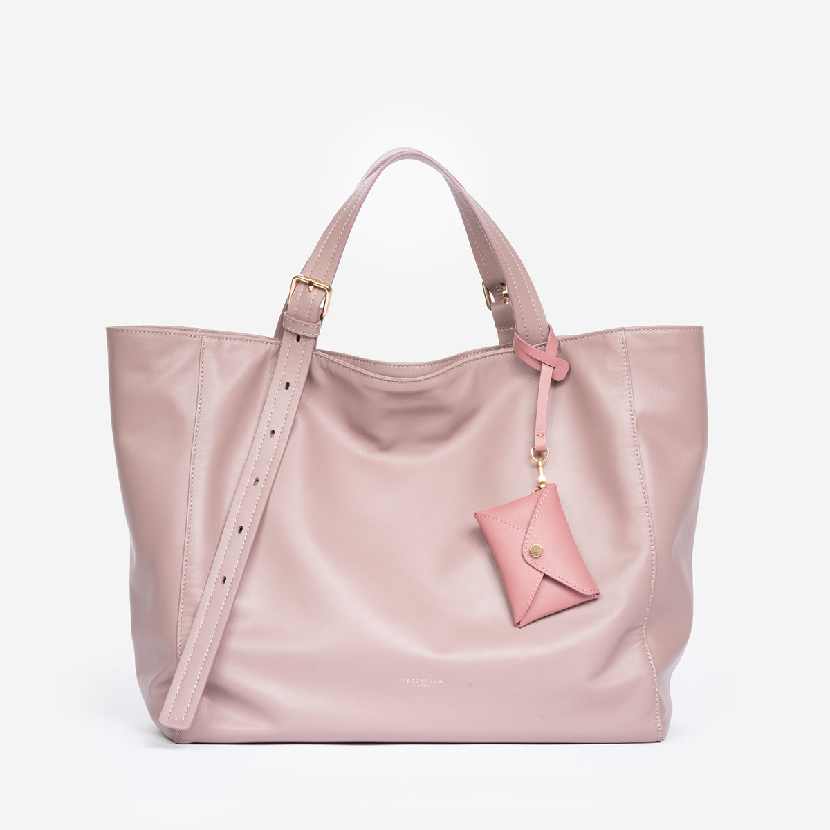 Azzurra S Italian Leather Bucket Bag