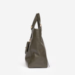 Azzurra S Italian Leather Bucket Bag
