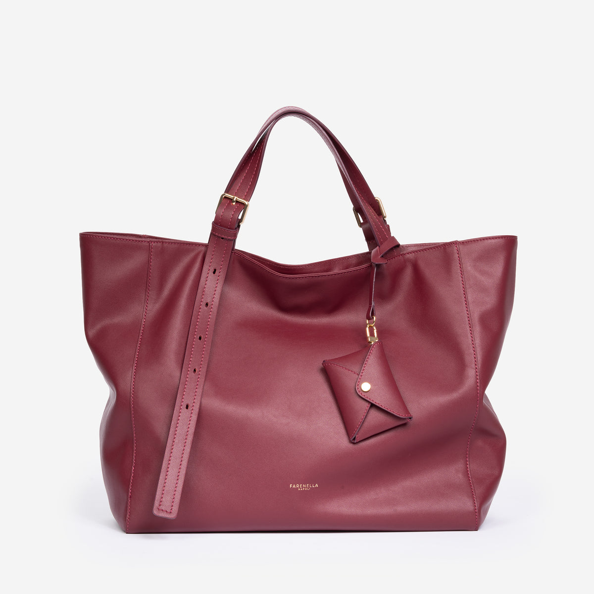 Azzurra S Italian Leather Bucket Bag