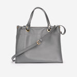 Partenope Italian Full-Grain Leather Fringe Tote Bag