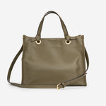 Partenope Italian Full-Grain Leather Fringe Tote Bag