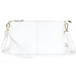 Luna Genuine Leather Crossbody Clutch