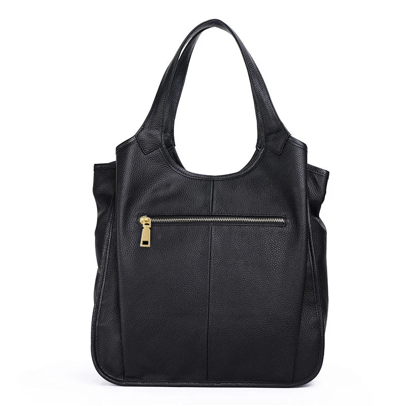 Carlotta Genuine Leather Tote Bag