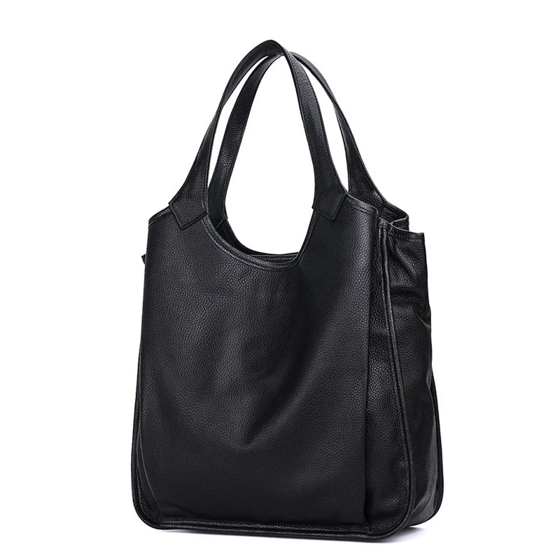 Carlotta Genuine Leather Tote Bag