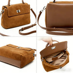 Sofia Suede Leather Crossbody Bag