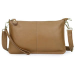 Luna Genuine Leather Crossbody Clutch