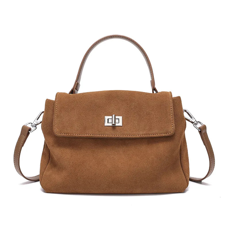 Sofia Suede Leather Crossbody Bag