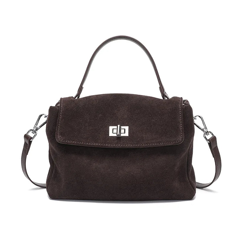 Sofia Suede Leather Crossbody Bag