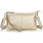 Luna Genuine Leather Crossbody Clutch