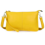 Luna Genuine Leather Crossbody Clutch
