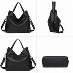 Elara Genuine Leather Hobo Bag