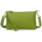 Luna Genuine Leather Crossbody Clutch