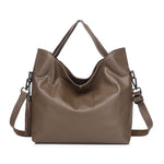 Elara Genuine Leather Hobo Bag