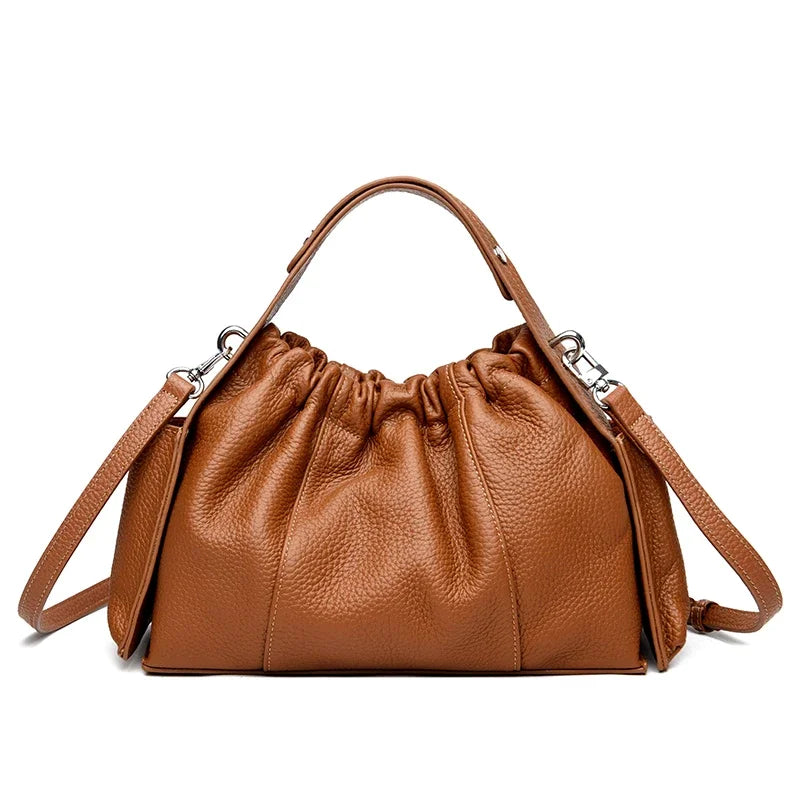 Leandra Genuine Leather Shoulder Bag