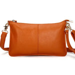 Luna Genuine Leather Crossbody Clutch