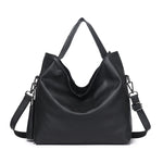 Elara Genuine Leather Hobo Bag
