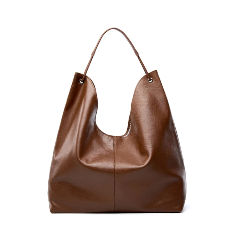 Vittoria Genuine Leather Hobo Bag