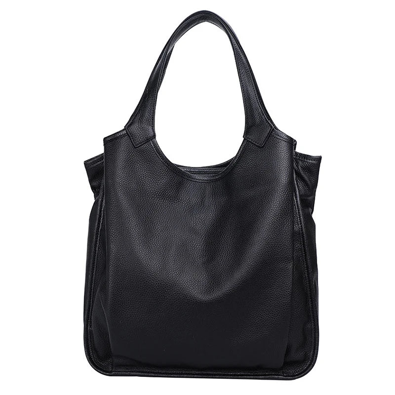 Carlotta Genuine Leather Tote Bag