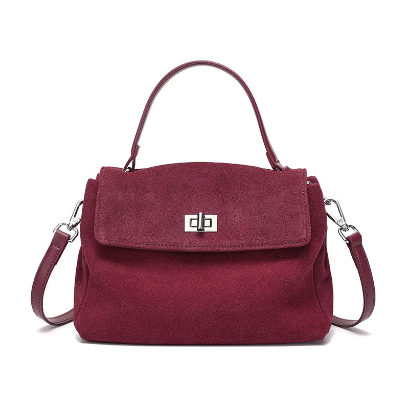 Sofia Suede Leather Crossbody Bag
