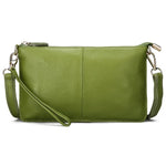 Luna Genuine Leather Crossbody Clutch