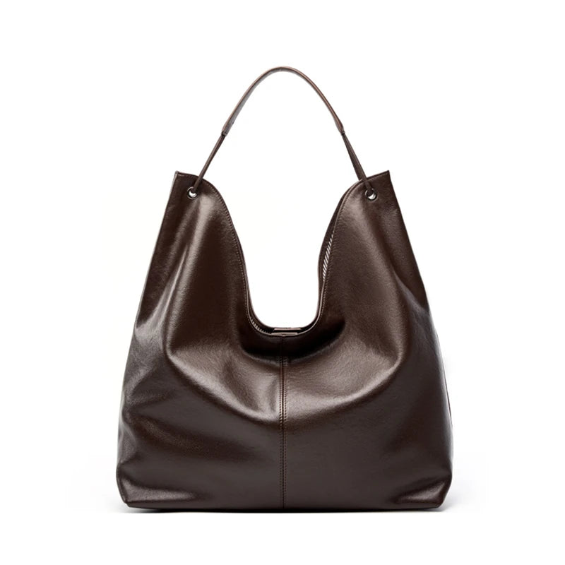 Vittoria Genuine Leather Hobo Bag