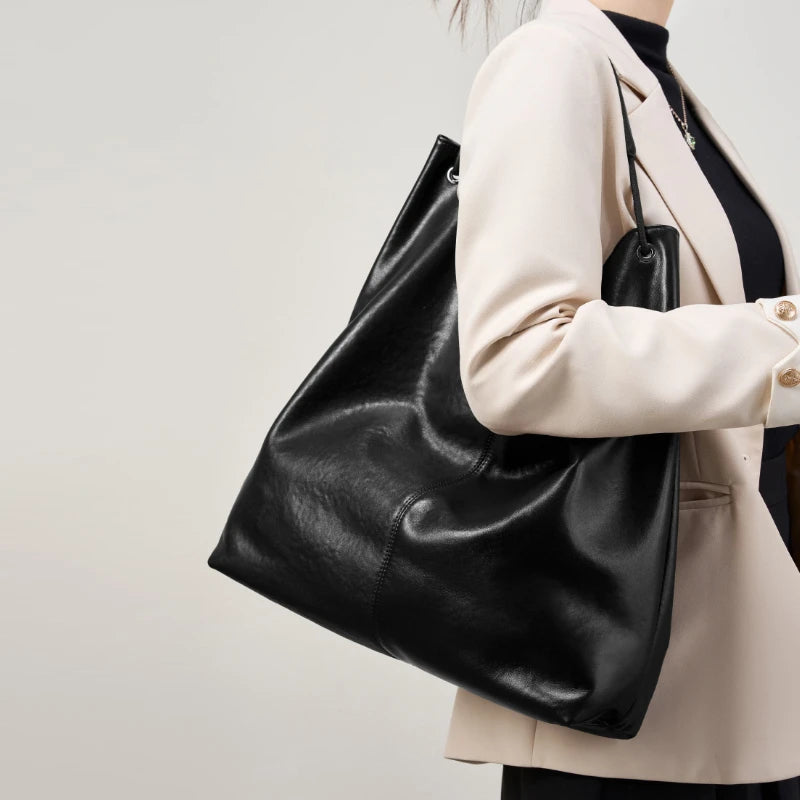 Vittoria Genuine Leather Hobo Bag