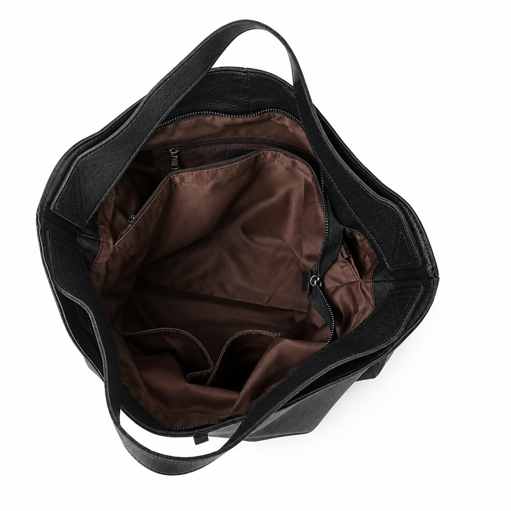 Elara Genuine Leather Hobo Bag