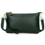 Luna Genuine Leather Crossbody Clutch