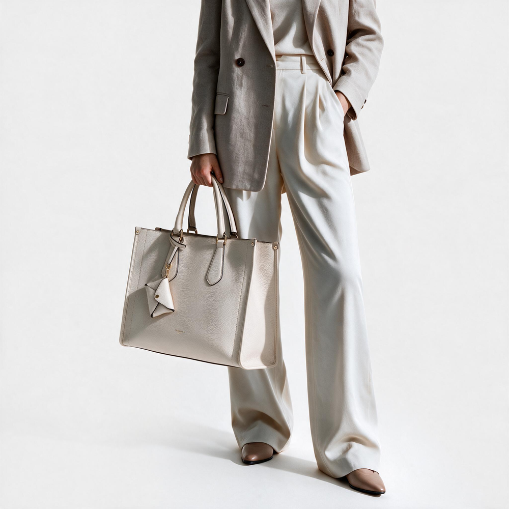 Viola Italian Leather Bucket Bag