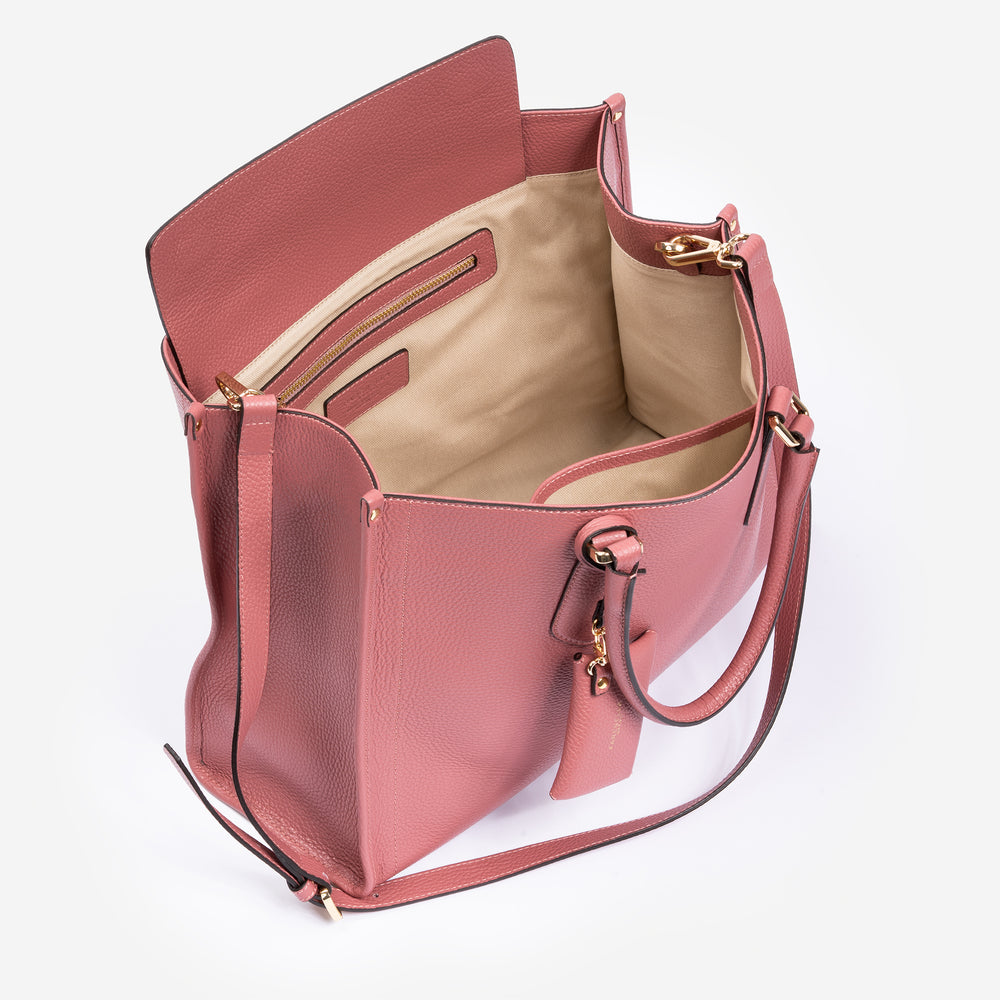 Viola Italian Leather Bucket Bag