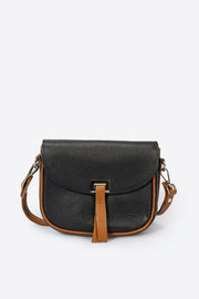 Bela Italian leather shoulder bag