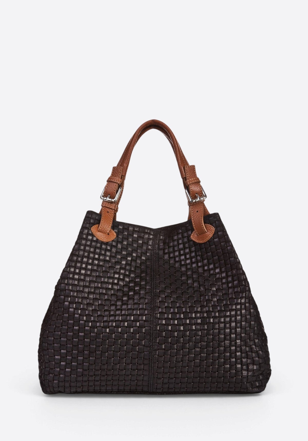 ARIA Leather Tote Bag - Black