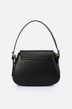 EDNA leather shoulder bag - Nero