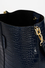 CAPRICE leather shoulder bag - Blue