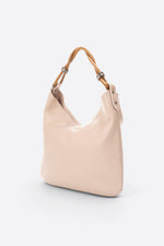 NORA leather shoulder bag - Cipria