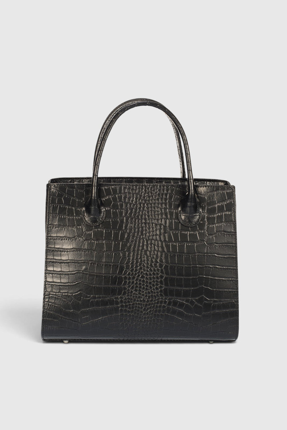 Pavella Italian Leather Top Handle Bag