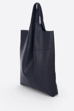 ARINA leather tote bag - Dark Blue