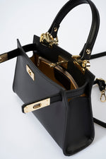 DALIA leather top handle bag - Nero