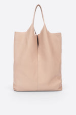 ARINA Leather Tote Bag - Cipria
