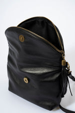 AGATHA leather crossbody bag - Nero