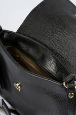 ASTER leather crossbody bag - Nero