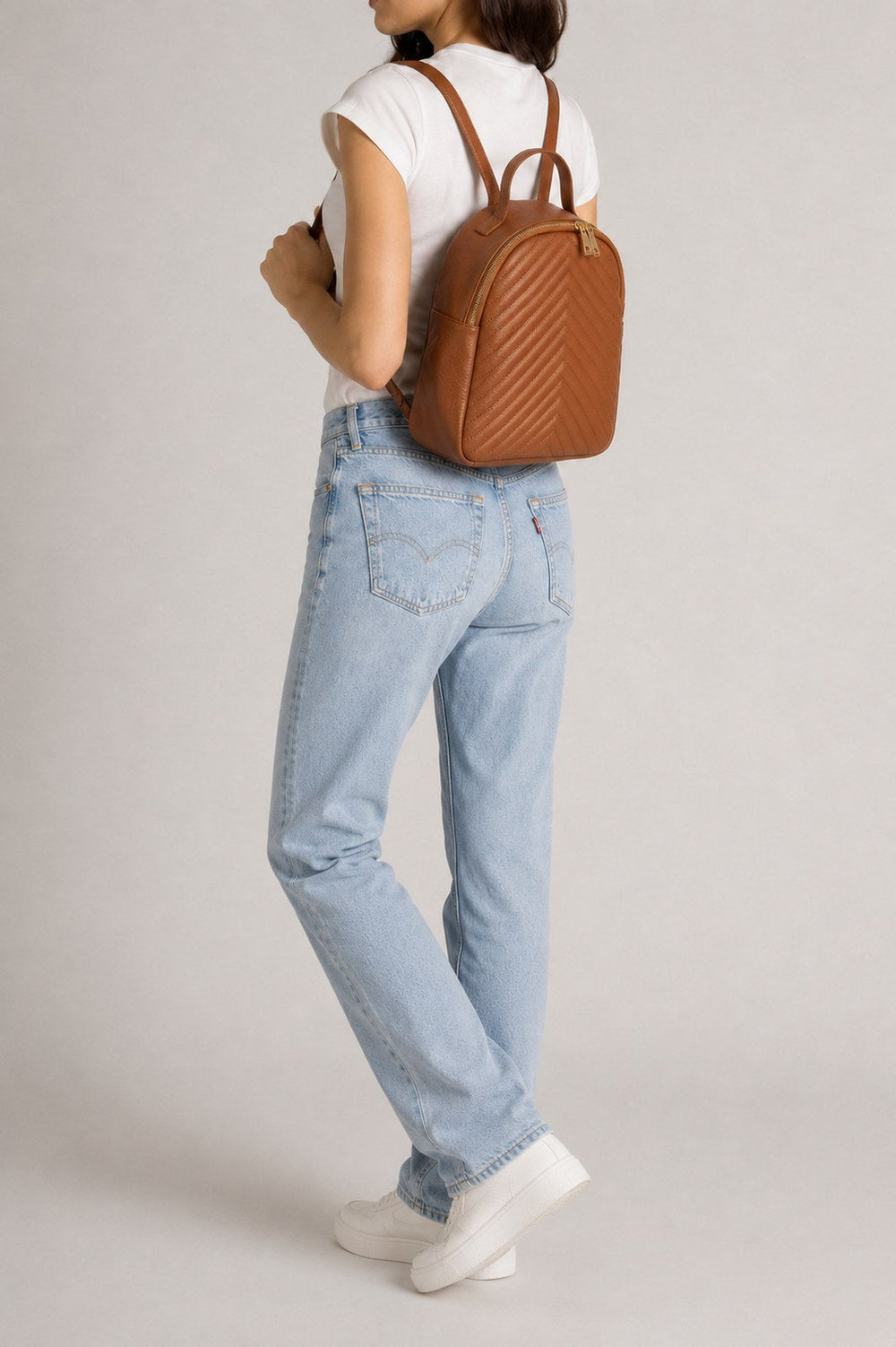 Elavine Italian Leather Backpack