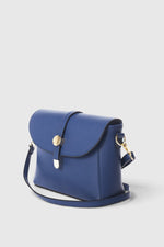 FREYA leather crossbody bag - Blue