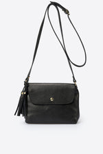 ASTER Leather Crossbody Bag - Nero